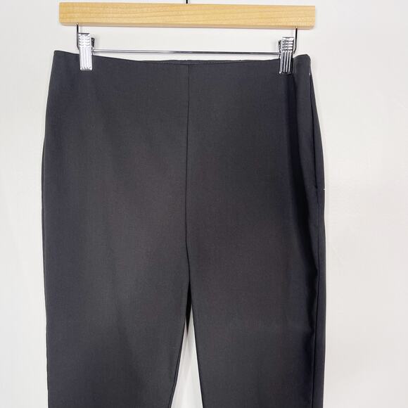 LOFT Size 8 Charcoal Gray High Waist Skinny Pants Cotton Stretch Work Office - Picture 3 of 8